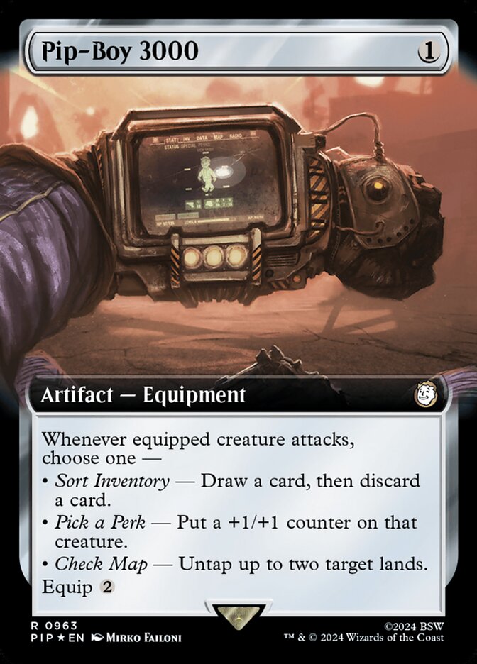 Pip-Boy 3000 (Extended Art Surge Foil)