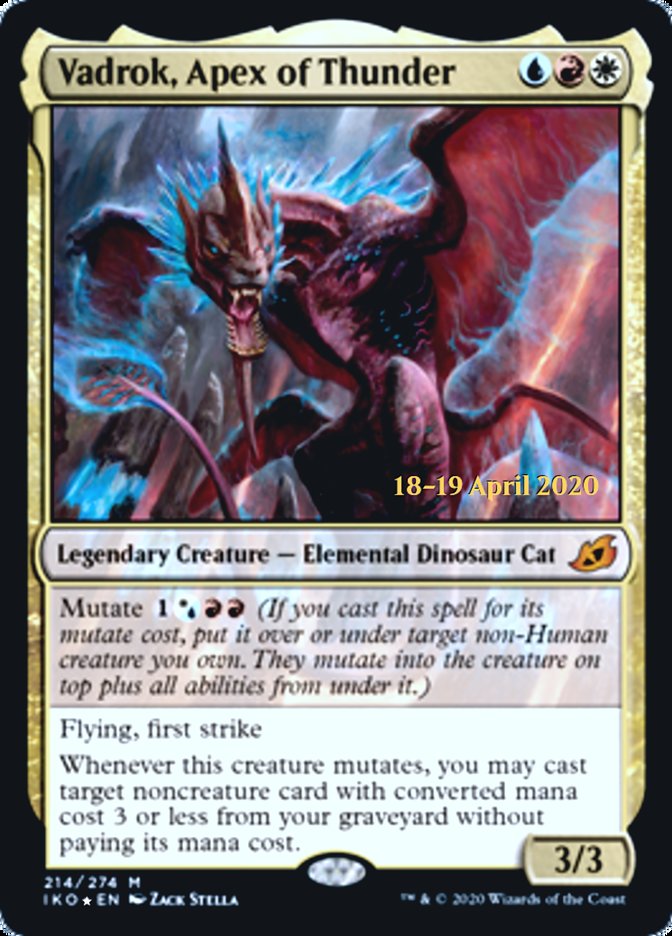 Vadrok, Apex of Thunder (PR Foil)