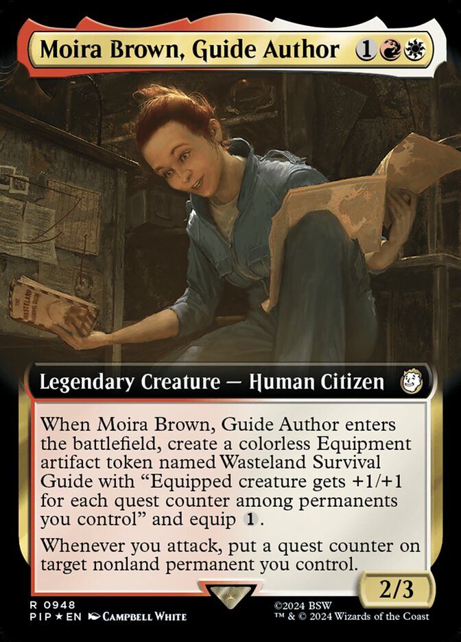Moira Brown, Guide Author (Extended Art Surge Foil)