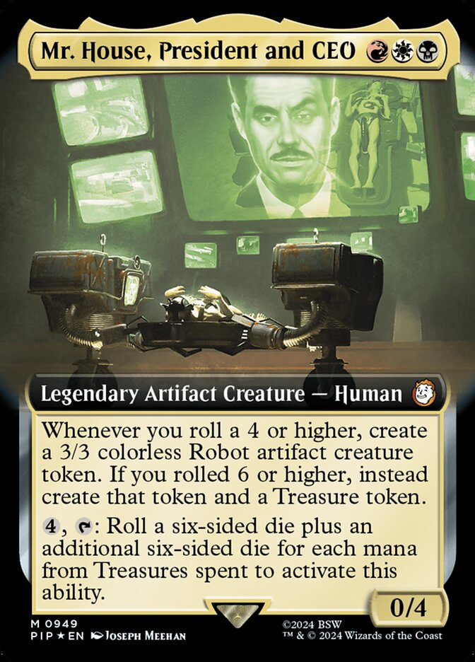 Mr. House, President and CEO (Extended Art Surge Foil)